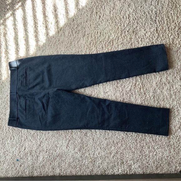 Loft trouser pants Marisa skinny size 6 navy with texture - Picture 4 of 4